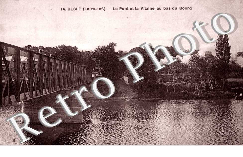 le pont et la Vilaine au bas du Bourg