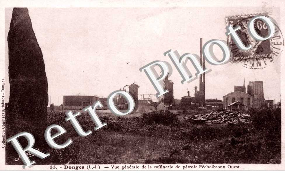Vue Generale de la Raffinerie de Petrole Pechelbronn Ouest