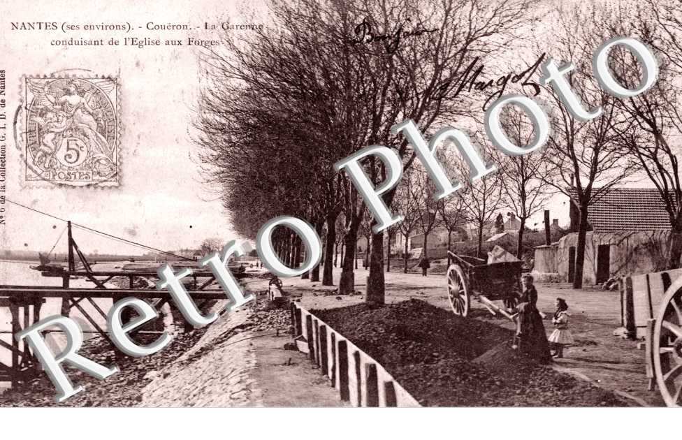 la garenne conduisant de l&#039;eglise aux forges