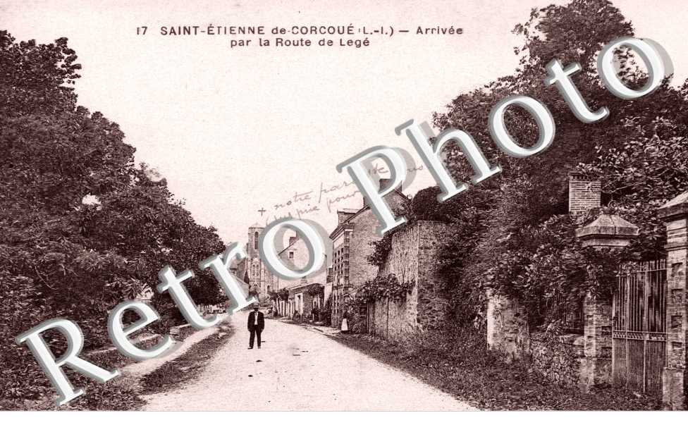 arrivee par la route de lege