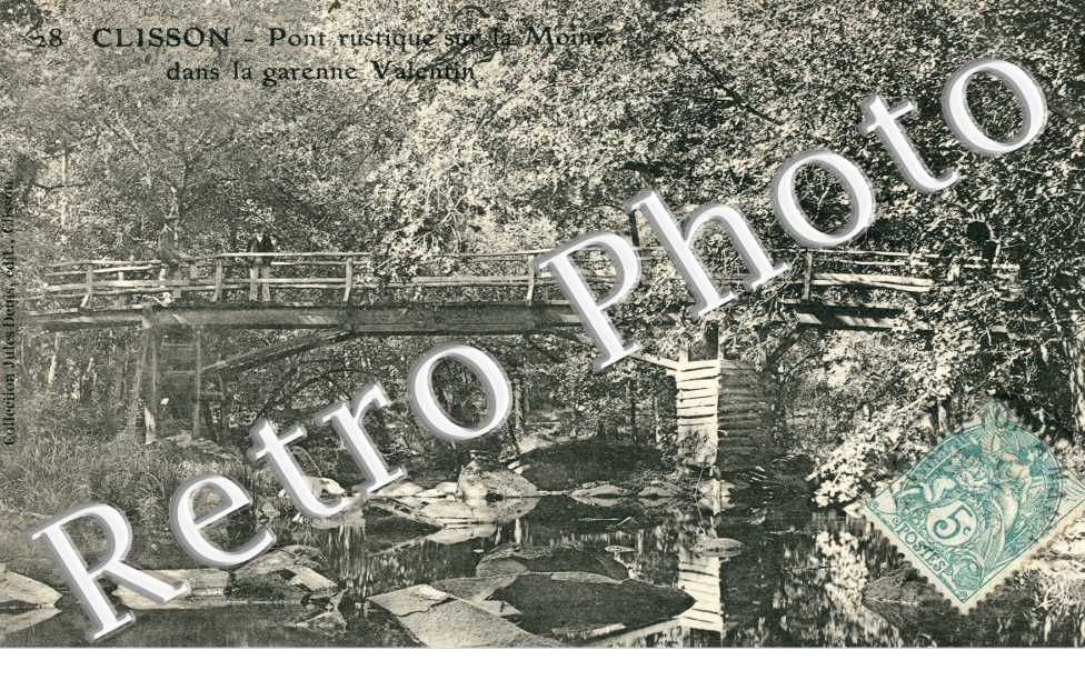 Le Pont sur la Moine dans la garenne Valentin