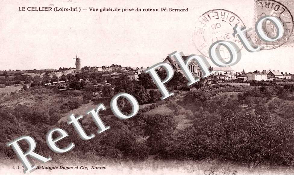 Vue generale prise du coteau Pe-Bernard