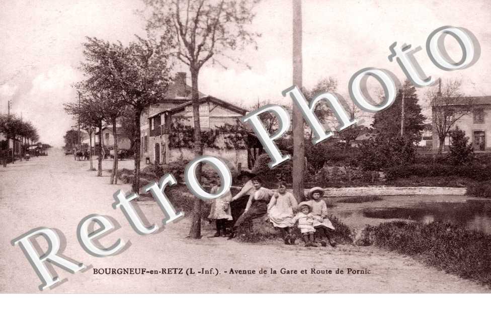 avenue de la gare et route de Pornic