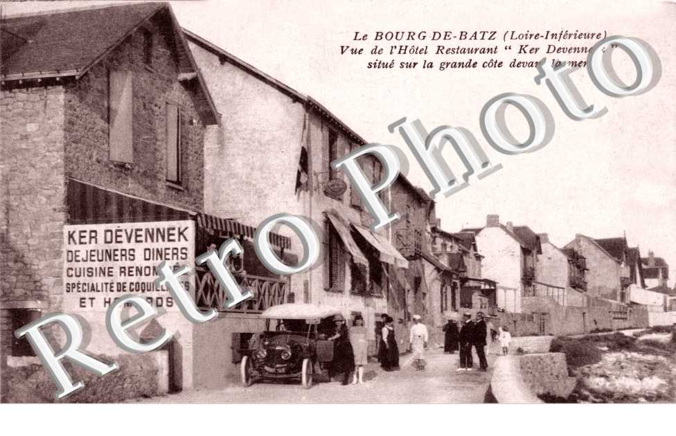 le Bourg de Batz Vue de l&#039;hotel Restaurant  Ker Devenneck