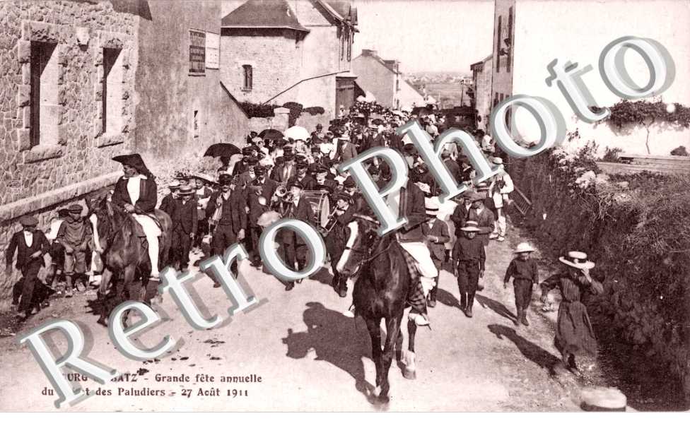 grande fete annuelle du sel et des paludiers -27 aout 1911