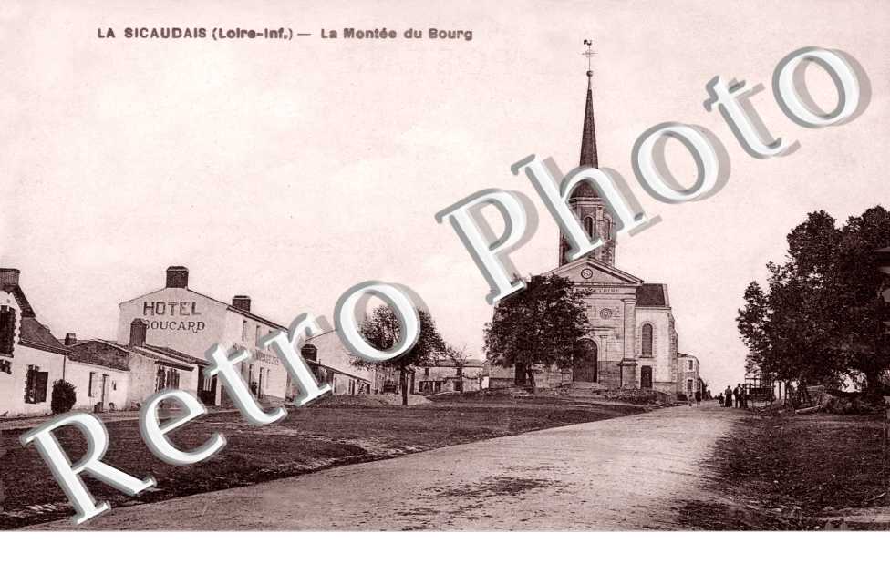 la Sicaudais - la montee du bourg