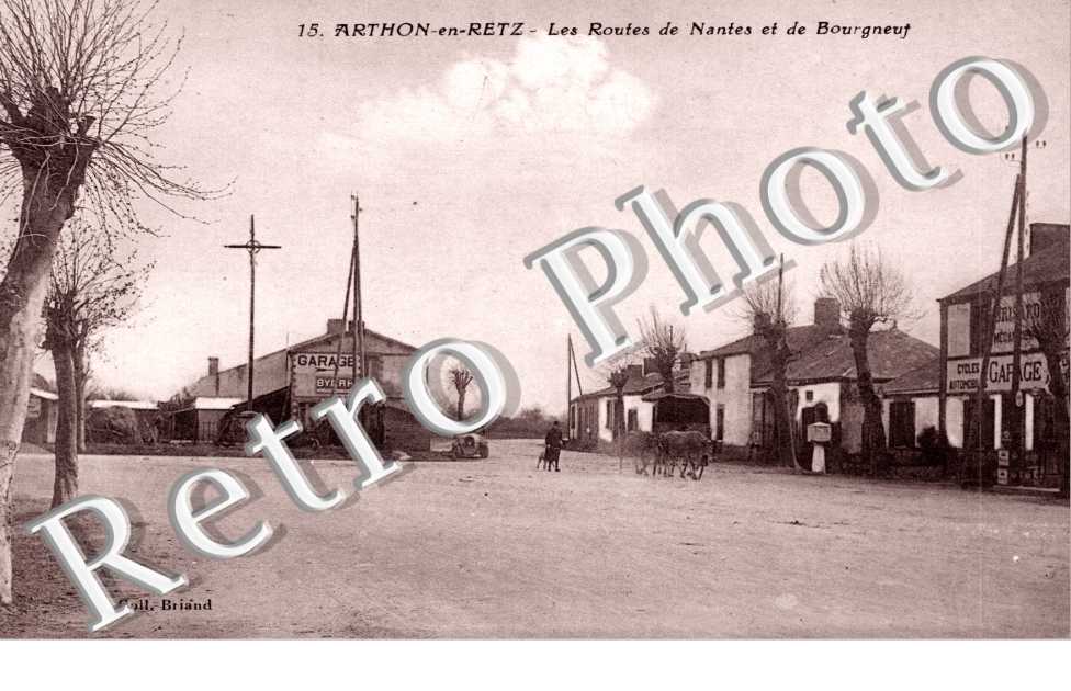 les routes de nantes et de bourgneuf