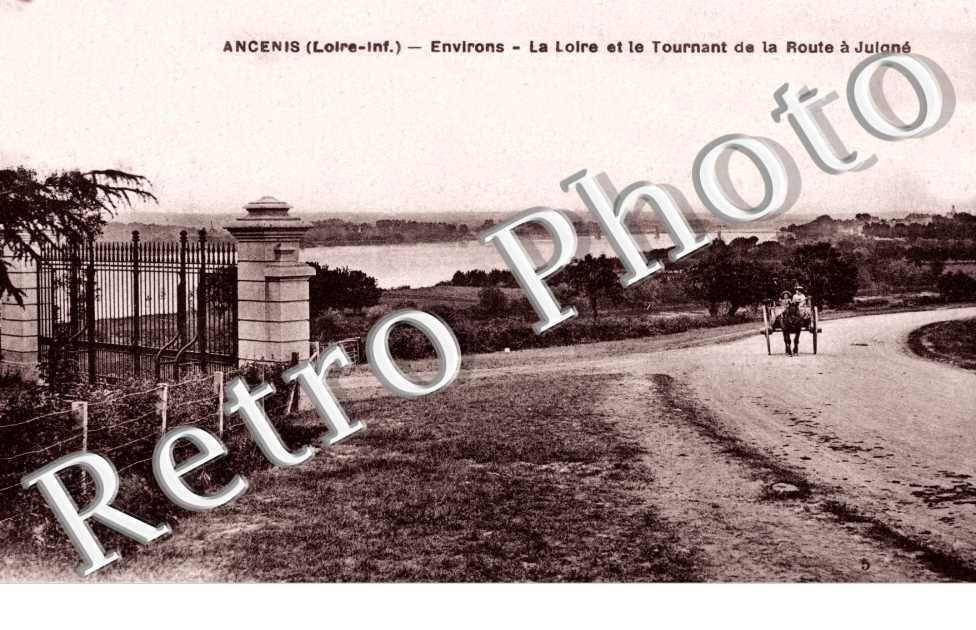 La Loire et le Tournant de la route a Juigne