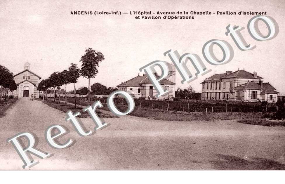 l'hopital - Avenue de la Chapelle - Pavillon d'isolement et d'operations