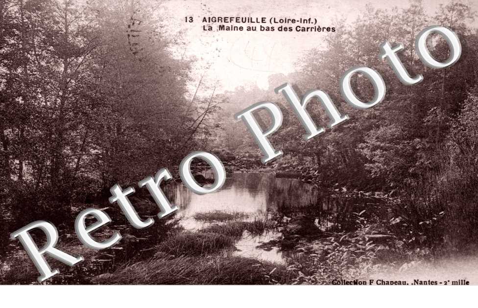 La Maine au bas des Carrières