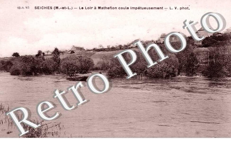 le loir a Matheflon coule impetuesement