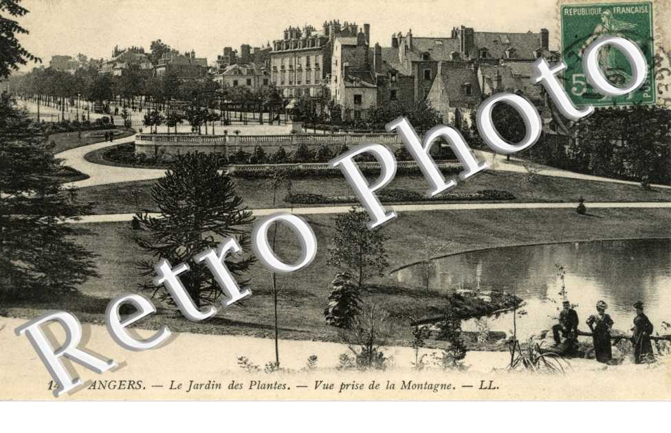 Le jardin des Plantes - vue prise de la Montagne