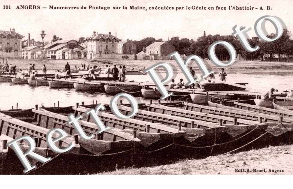 manoeuvres de Pontage sur la Maine