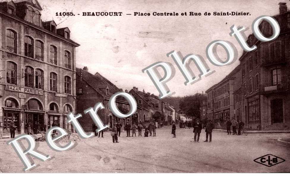 Place Centrale et rue Saint Dizier