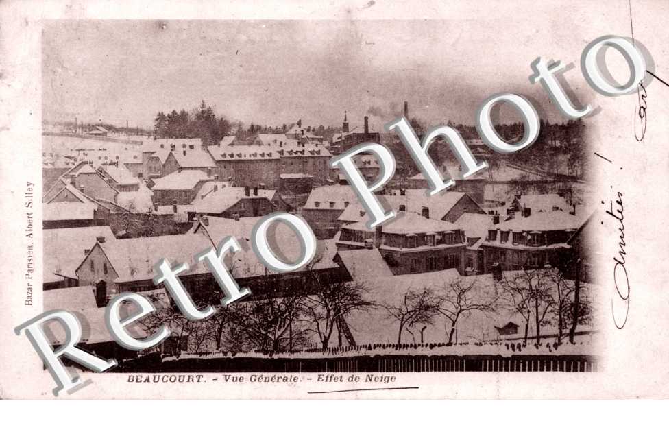 vue generale, effet de neige