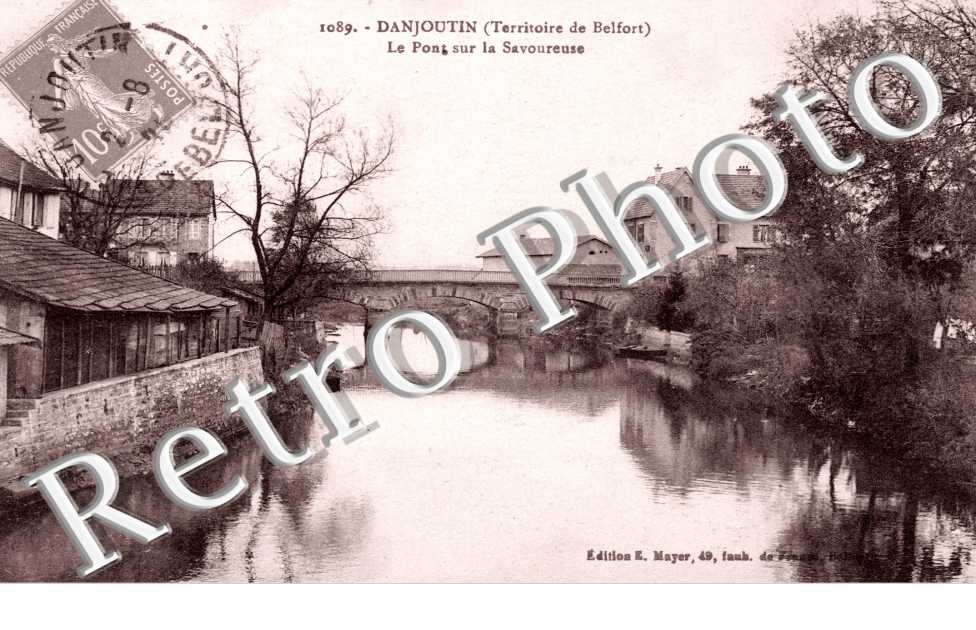 Le pont sur la Savoureuse