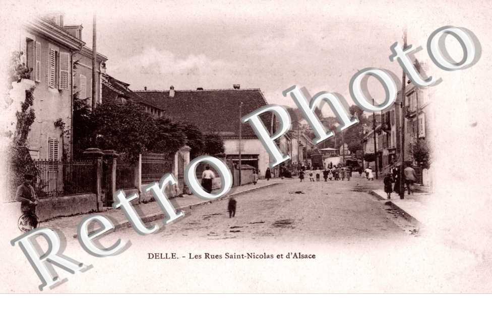 Les rues Saint-Nicolas et d'Alsace