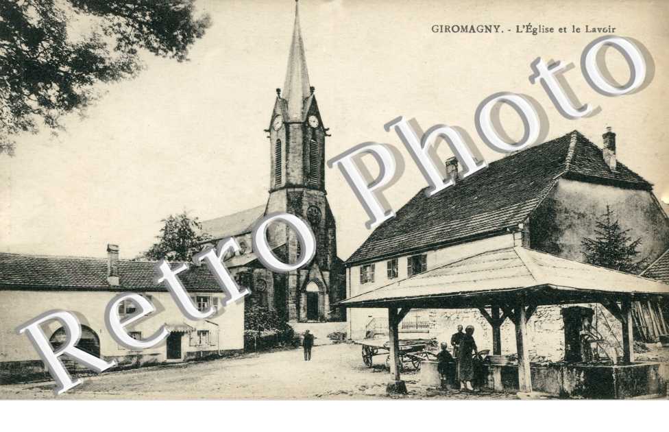 l&#039;eglise et le lavoir