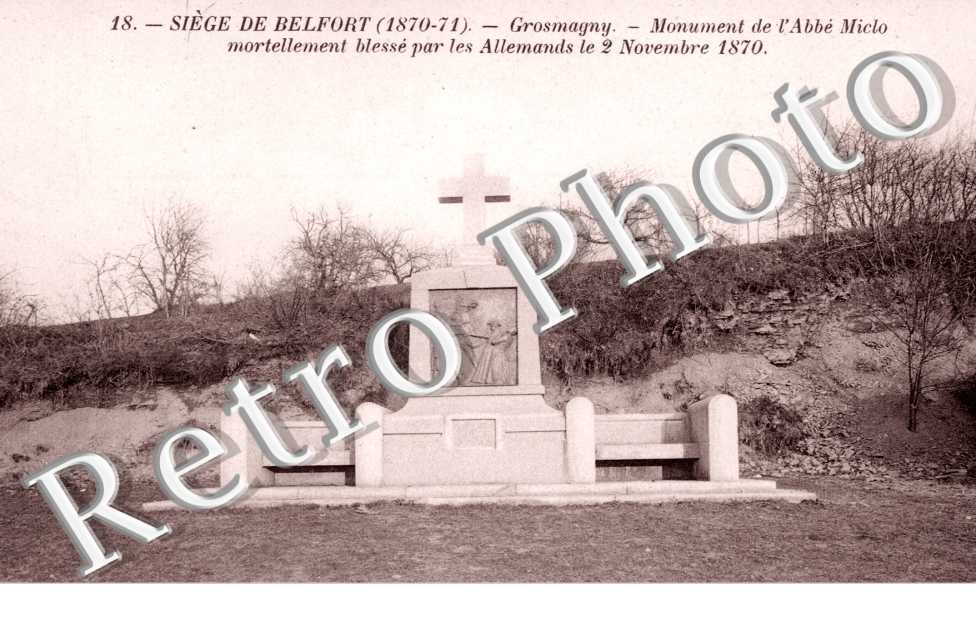Siege de Belfort, Monument de l&#039;Abbee Miclo