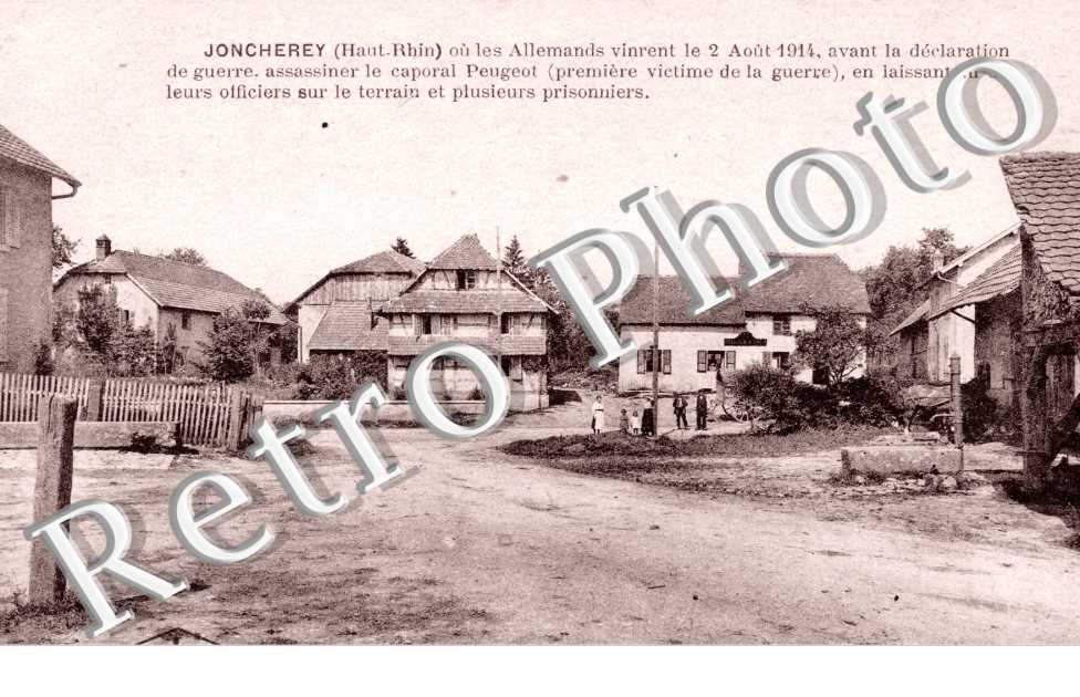 ou les allemands vinrent assassiner le caporal Peugeot 2 aout 1914