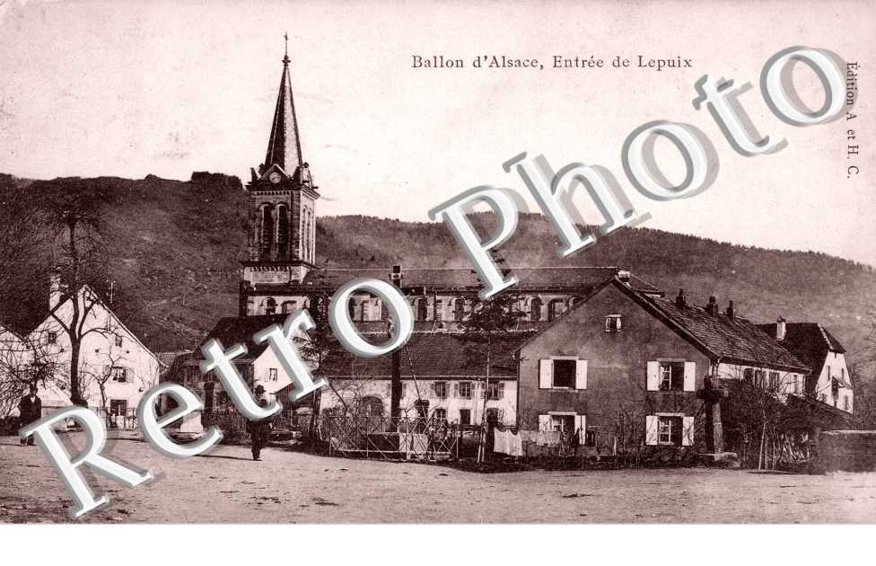 Ballon d&#039;Alsace et Entree du Village
