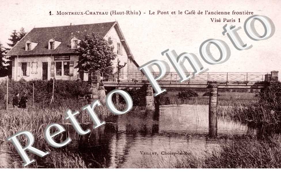 Le Pont et le Cafe de l&#039;ancienne frontiere