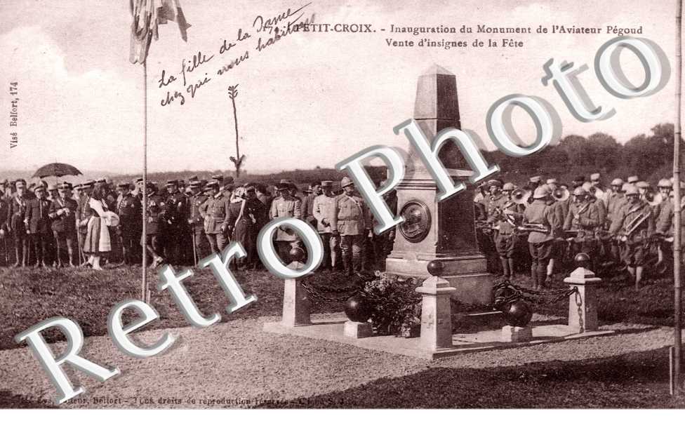 Inauguration du monument de l&#039;aviateur Pegoud