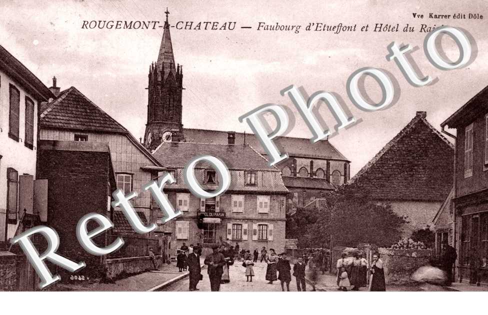 Faubourg d&#039;Etueffont et Hotel du Raisin