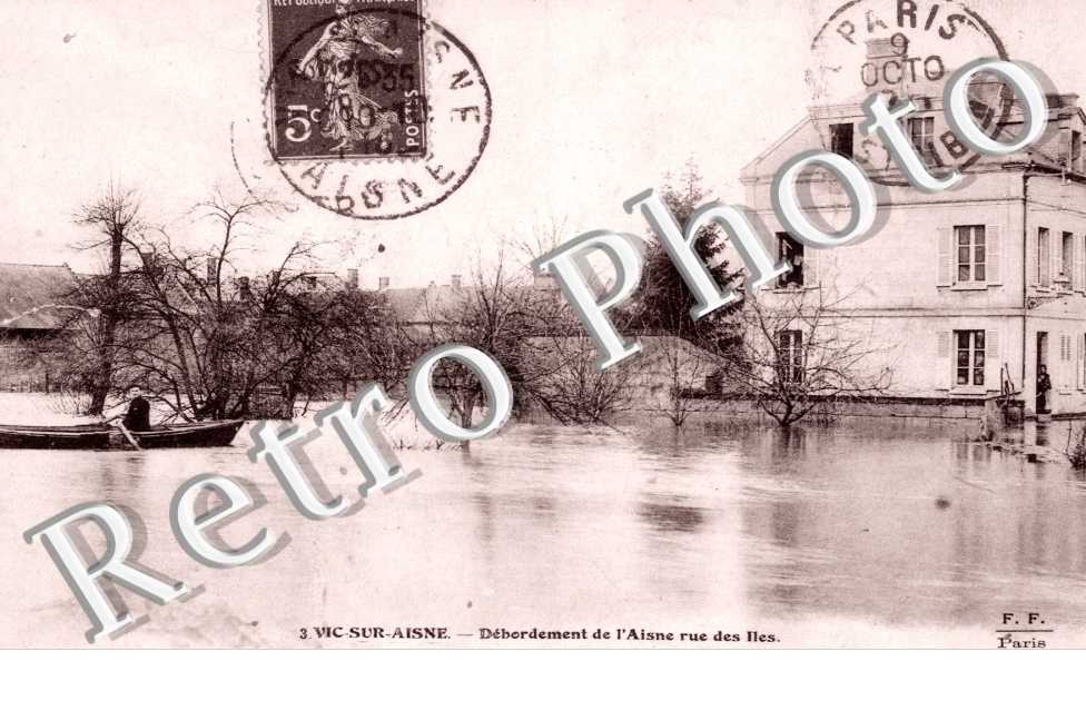 Debordement de l&#039;Aisne Rue des Iles
