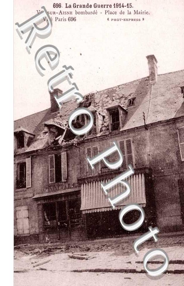 place de la mairie en 1915
