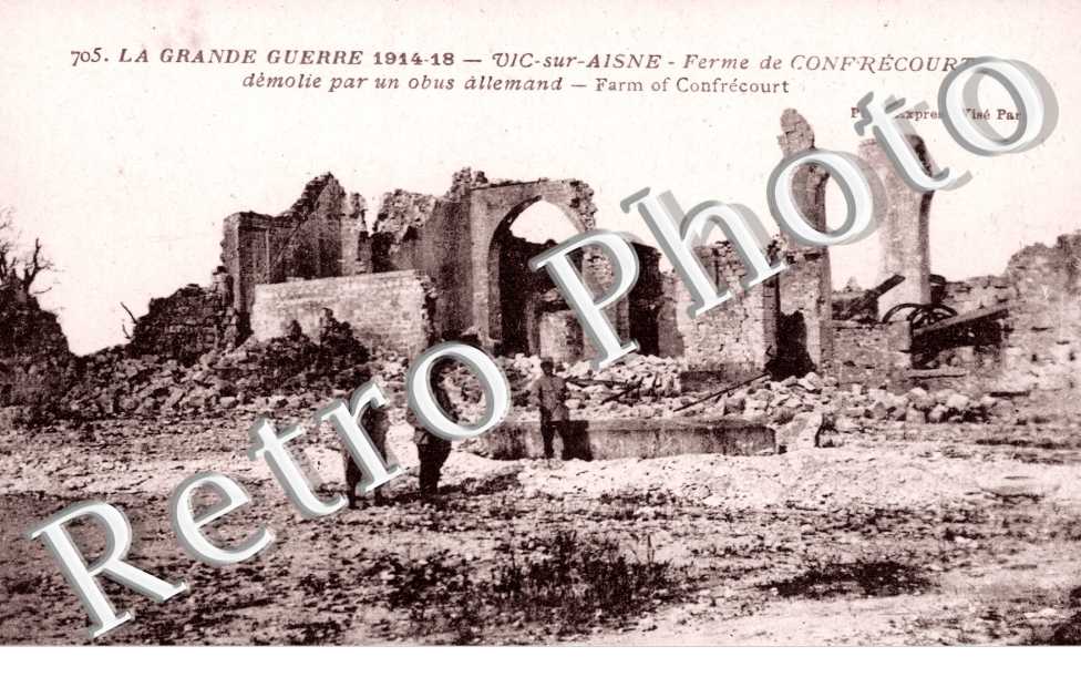 Ferme de Confrecourt en 1918