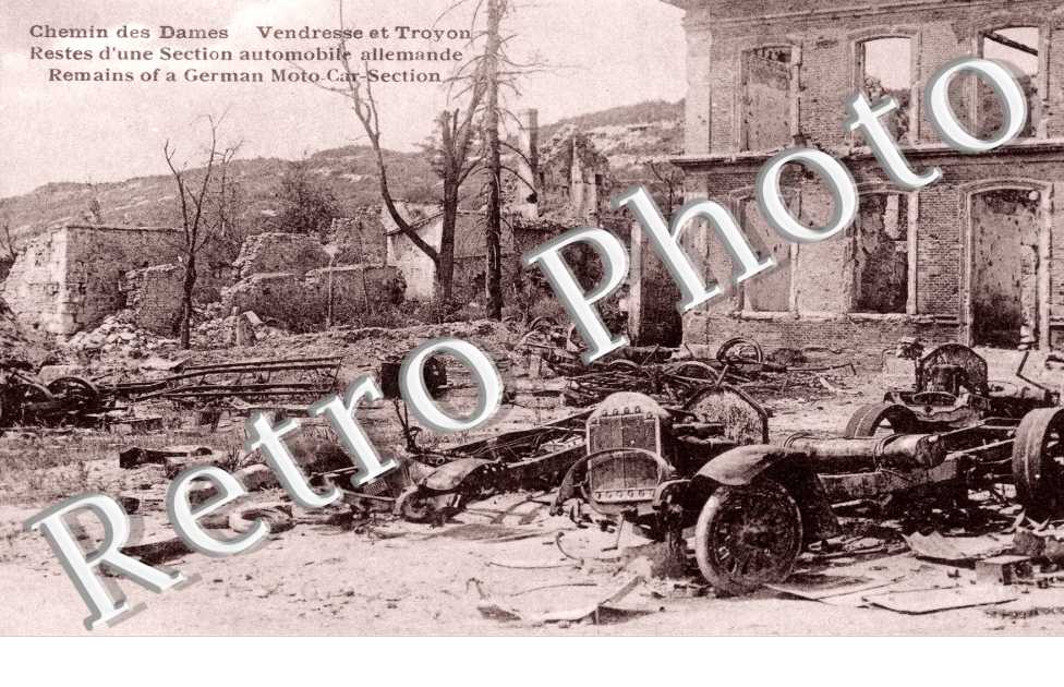 Reste d&#039;une Section Automobile Allemandes - Ruines