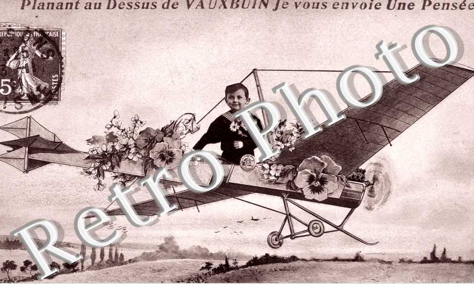 (carte souvenir planeur)