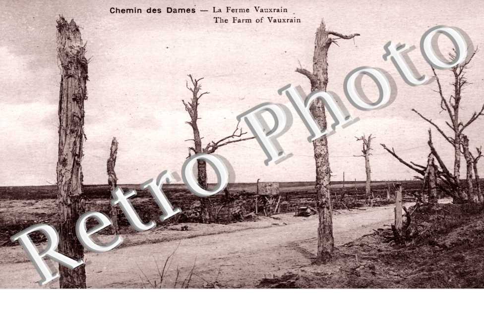 La Ferme Vauxrain détruite