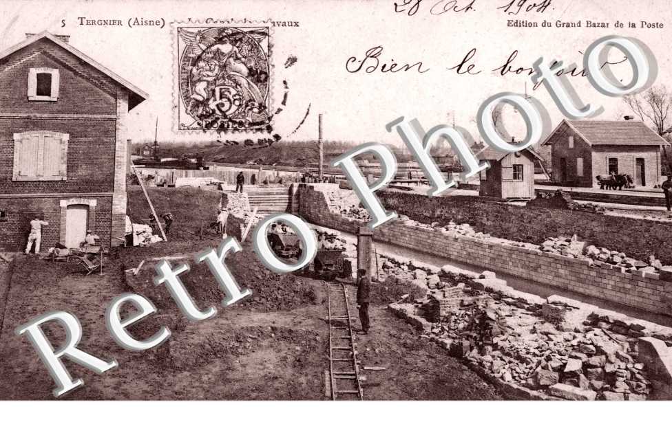 le canal en travaux