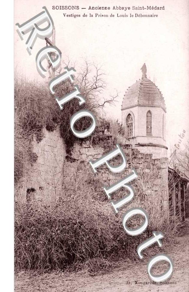 Ancienne Abbaye de Saint Medard, Vestiges de la Prison de Louis le Debonnaire