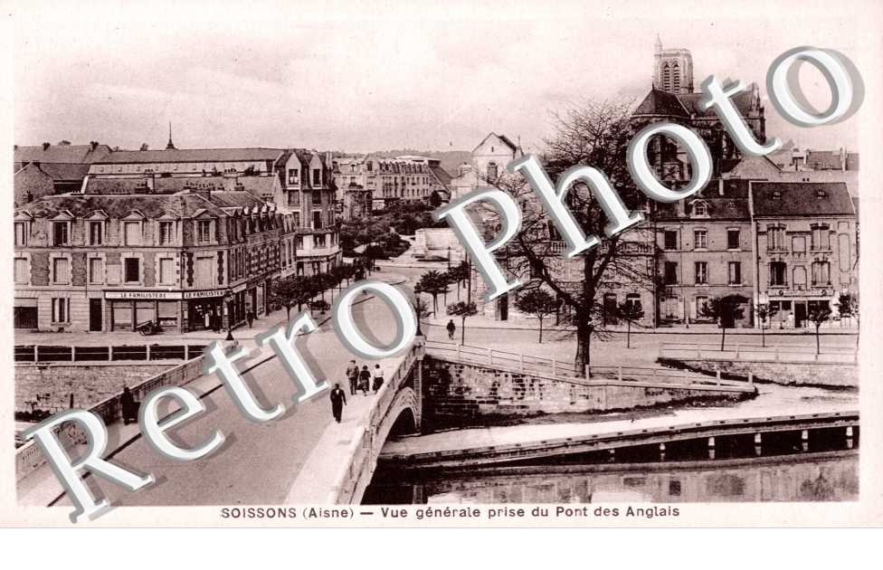 vue generale prise du Pont des Anglais