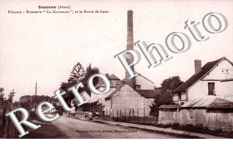 La Filature et la Brasserie ''La Sionnaise'' et Route de Laon
