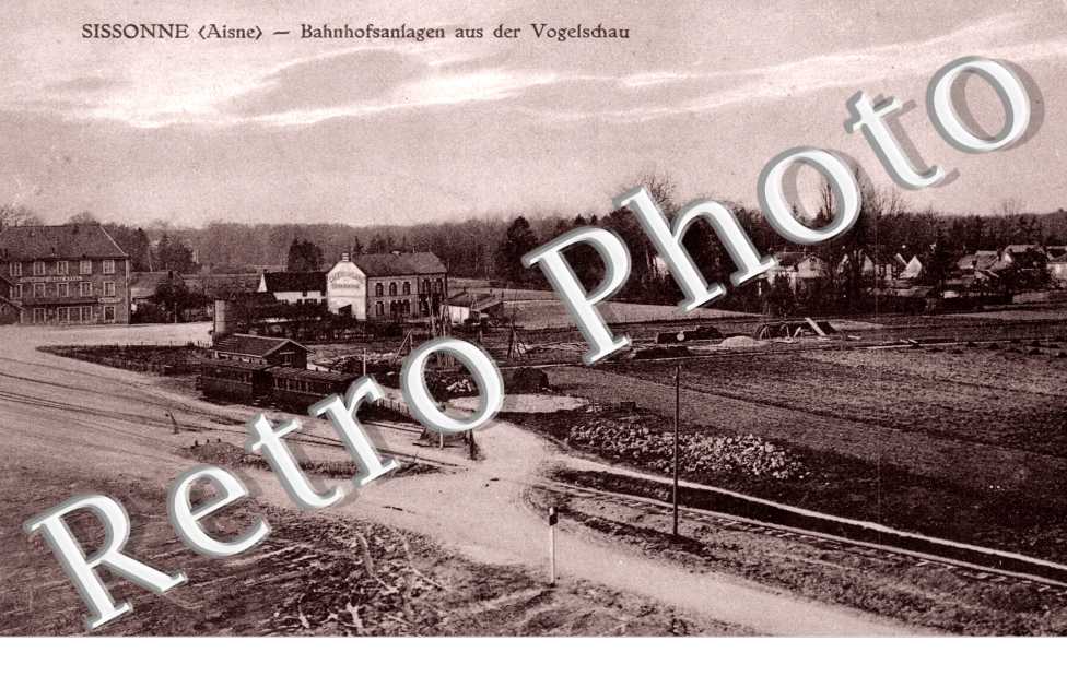 Bahnofsanlagen aus der Vogelschau