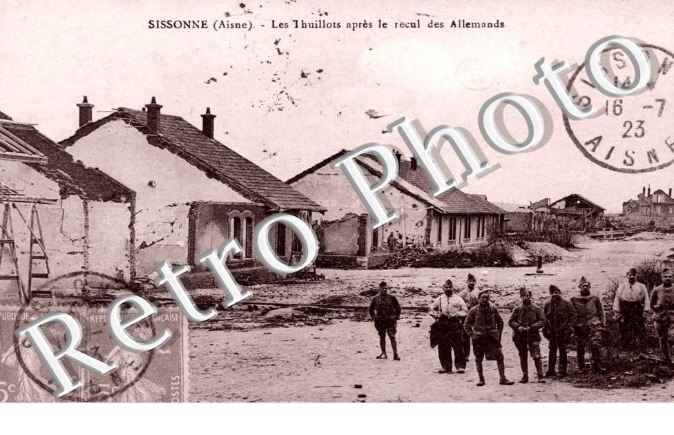 Les Thuillots apres le recul des Allemands