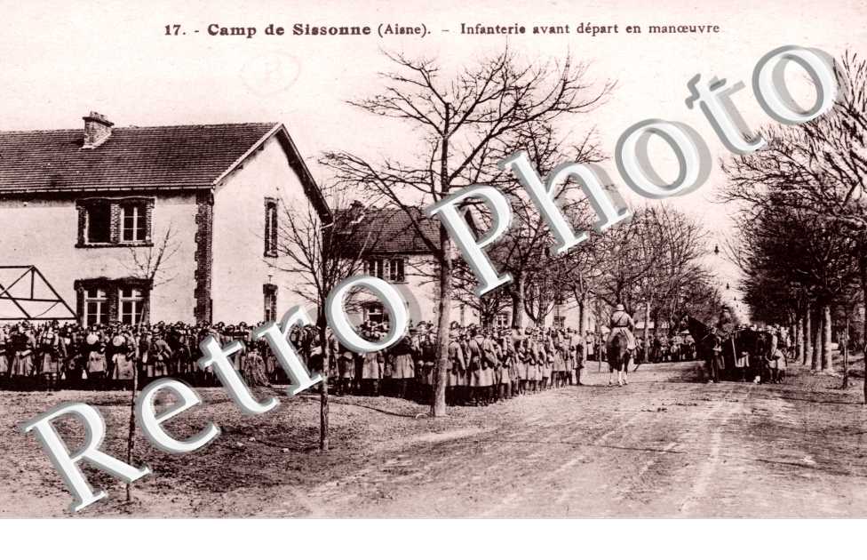 Le Camp, Infanterie avant le depart en Manoeuvre