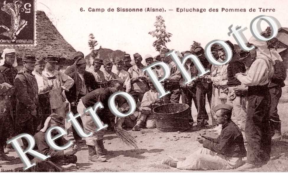 Le Camp, Epluchage des pommes de terre