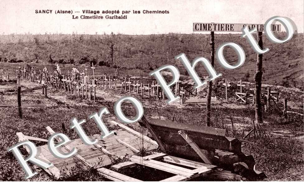 Village adopte par les cheminots Le cimetiere Garibaldi