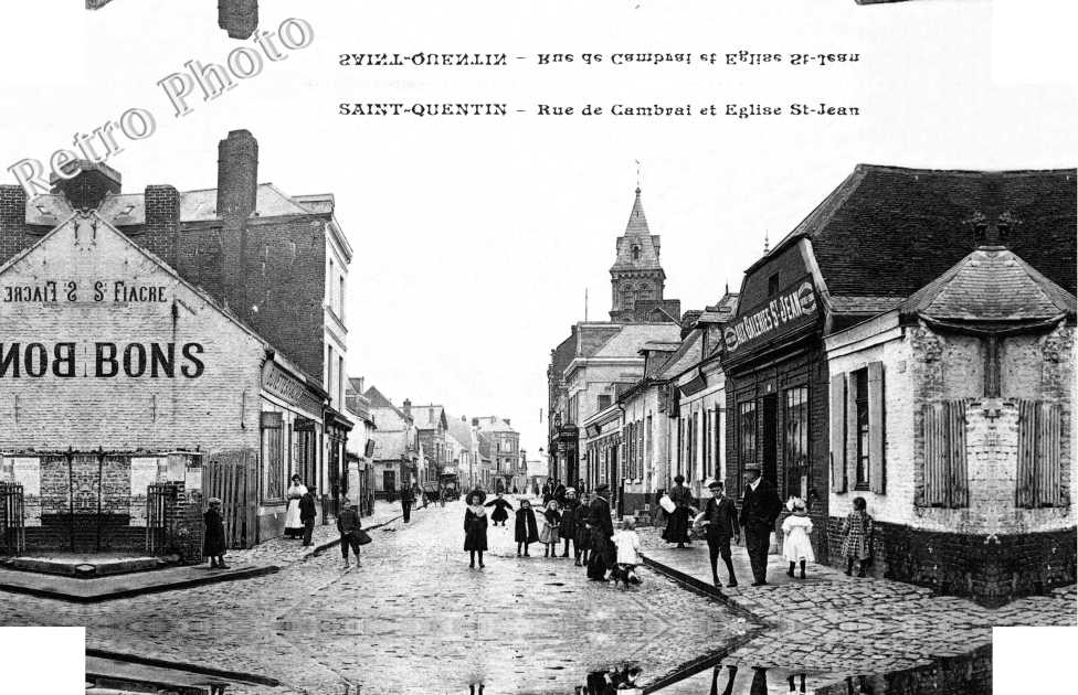 rue de Cambrai et eglise Saint-Jean