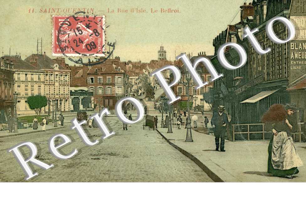 La rue d&#039;Isle - Le beffroi 