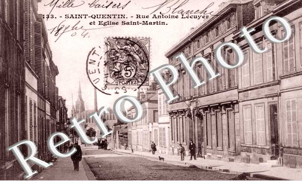 Rue Antoine Lecuyer et Eglise St Martin