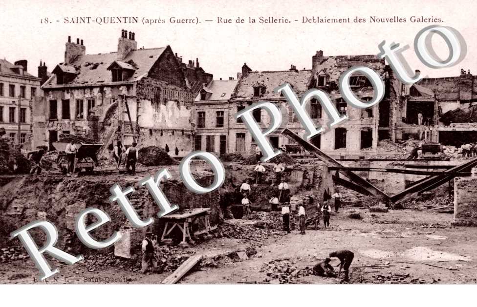Rue de la Sellerie, Deblaiement des Nouvelles Galeries