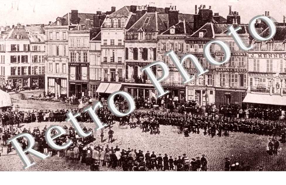 Les Prussiens sur la Grand&#039;Place en 1871