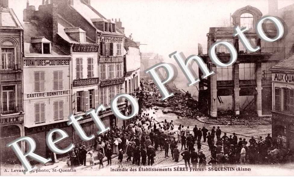 Incendie des Etablissements Seret Freres