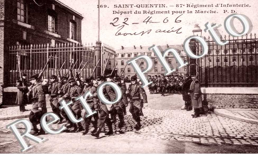 87° Regiment d'Infanterie, Depart pour la Marche